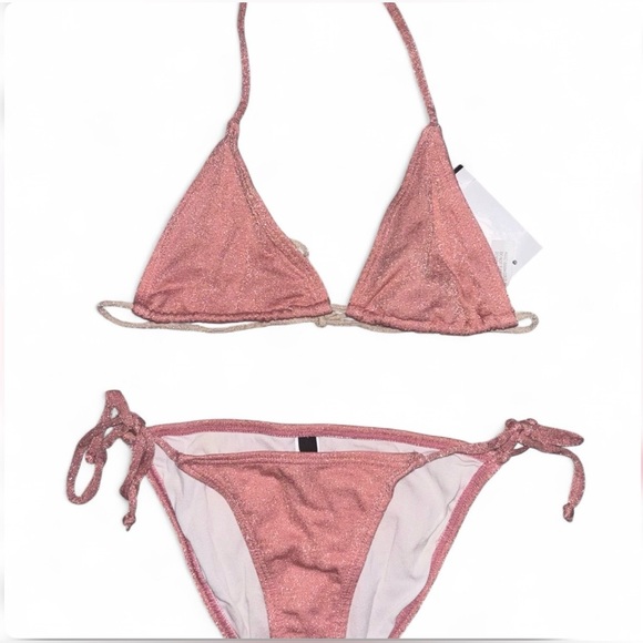 ViX Paula Hermanny Women's Bikini Set 2-Piece Triangle Swimsuit Sz XS Beach NWT